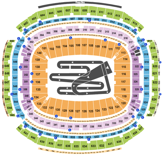 NRG Stadium Supercross Seating Chart